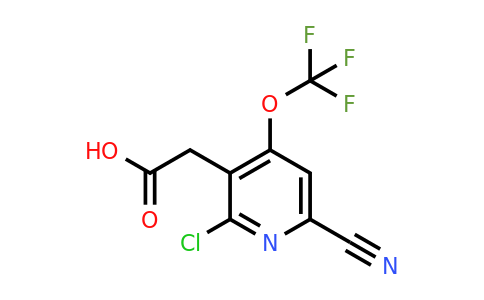 1804612-86-9 | 2-Chloro-6-cyano-4-(trifluoromethoxy)pyridine-3-acetic acid