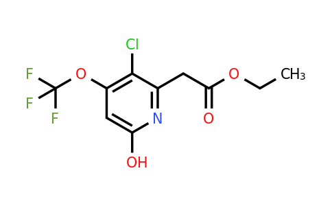 1804624-98-3 | Ethyl 3-chloro-6-hydroxy-4-(trifluoromethoxy)pyridine-2-acetate