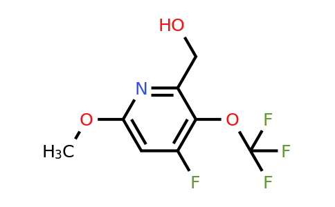 1804625-06-6 | 4-Fluoro-6-methoxy-3-(trifluoromethoxy)pyridine-2-methanol