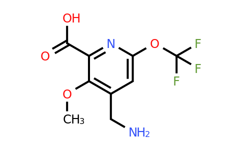1804627-74-4 | 4-(Aminomethyl)-3-methoxy-6-(trifluoromethoxy)pyridine-2-carboxylic acid
