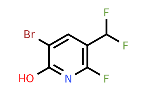 1804634-88-5 | 3-Bromo-5-(difluoromethyl)-6-fluoro-2-hydroxypyridine