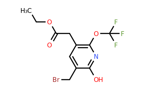 1804636-80-3 | Ethyl 3-(bromomethyl)-2-hydroxy-6-(trifluoromethoxy)pyridine-5-acetate