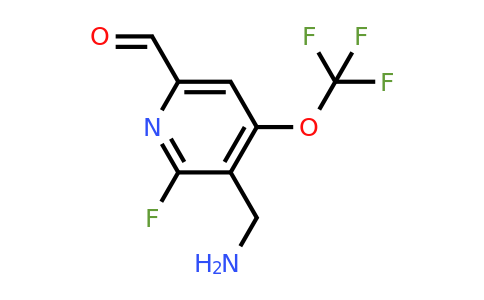 1804642-04-3 | 3-(Aminomethyl)-2-fluoro-4-(trifluoromethoxy)pyridine-6-carboxaldehyde