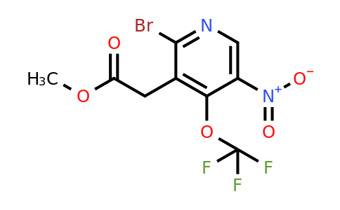 1804655-91-1 | Methyl 2-bromo-5-nitro-4-(trifluoromethoxy)pyridine-3-acetate