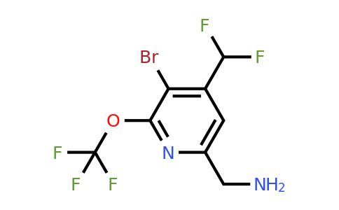 1804656-16-3 | 6-(Aminomethyl)-3-bromo-4-(difluoromethyl)-2-(trifluoromethoxy)pyridine
