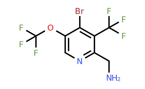1804656-78-7 | 2-(Aminomethyl)-4-bromo-5-(trifluoromethoxy)-3-(trifluoromethyl)pyridine