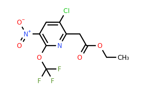 1804664-89-8 | Ethyl 3-chloro-5-nitro-6-(trifluoromethoxy)pyridine-2-acetate