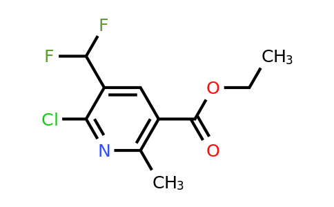 1804676-77-4 | Ethyl 2-chloro-3-(difluoromethyl)-6-methylpyridine-5-carboxylate