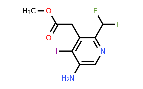 1804679-29-5 | Methyl 5-amino-2-(difluoromethyl)-4-iodopyridine-3-acetate