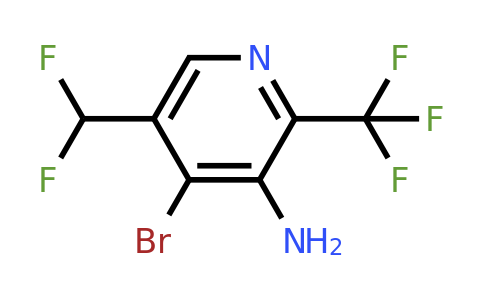 1804694-86-7 | 3-Amino-4-bromo-5-(difluoromethyl)-2-(trifluoromethyl)pyridine