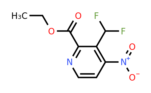 1804695-63-3 | Ethyl 3-(difluoromethyl)-4-nitropyridine-2-carboxylate