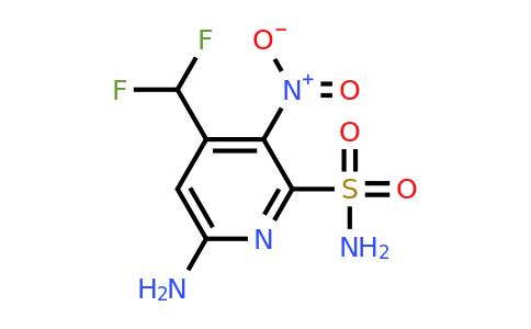 1804720-97-5 | 6-Amino-4-(difluorometil)-3-nitropiridina-2-sulfonamida