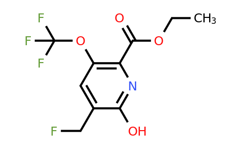 1804725-54-9 | Ethyl 3-(fluoromethyl)-2-hydroxy-5-(trifluoromethoxy)pyridine-6-carboxylate