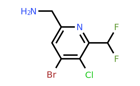 1804725-72-1 | 6-(Aminomethyl)-4-bromo-3-chloro-2-(difluoromethyl)pyridine