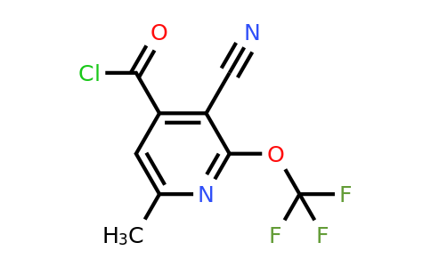 1804731-80-3 | 3-Cyano-6-methyl-2-(trifluoromethoxy)pyridine-4-carbonyl chloride