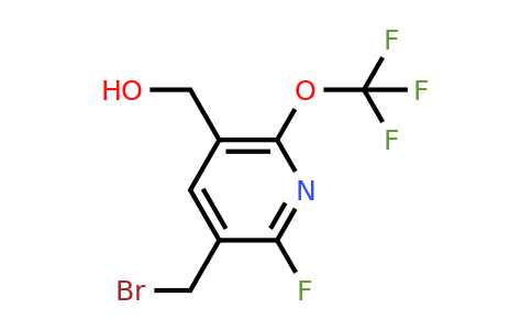 1804745-41-2 | 3-(Bromomethyl)-2-fluoro-6-(trifluoromethoxy)pyridine-5-methanol