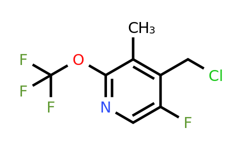 1804748-83-1 | 4-(Chloromethyl)-5-fluoro-3-methyl-2-(trifluoromethoxy)pyridine