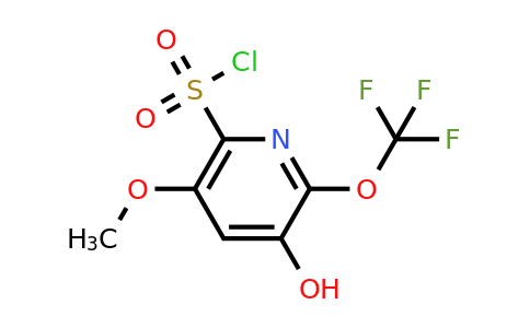 1804759-15-6 | 3-Hydroxy-5-methoxy-2-(trifluoromethoxy)pyridine-6-sulfonyl chloride
