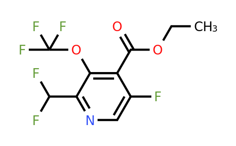 1804765-83-0 | Ethyl 2-(difluoromethyl)-5-fluoro-3-(trifluoromethoxy)pyridine-4-carboxylate