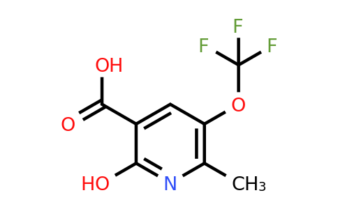 1804772-37-9 | 2-Hydroxy-6-methyl-5-(trifluoromethoxy)pyridine-3-carboxylic acid