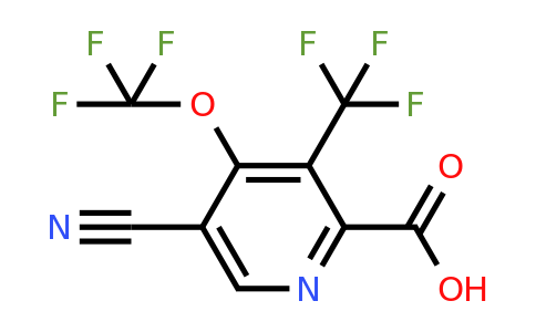 1804780-92-4 | 5-Cyano-4-(trifluoromethoxy)-3-(trifluoromethyl)pyridine-2-carboxylic acid