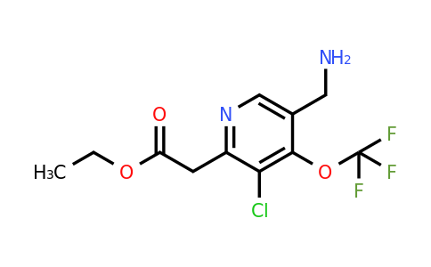 1804795-17-2 | Ethyl 5-(aminomethyl)-3-chloro-4-(trifluoromethoxy)pyridine-2-acetate