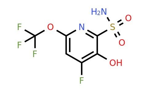 1804814-15-0 | 4-Fluoro-3-hydroxy-6-(trifluoromethoxy)pyridine-2-sulfonamide