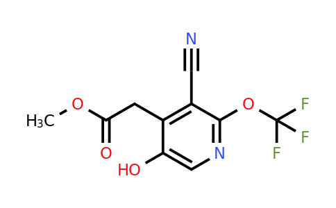 1804819-84-8 | Methyl 3-cyano-5-hydroxy-2-(trifluoromethoxy)pyridine-4-acetate