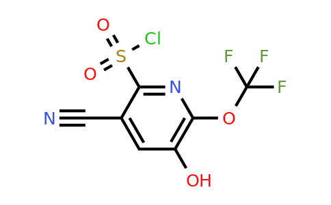 1804820-70-9 | 3-Cyano-5-hydroxy-6-(trifluoromethoxy)pyridine-2-sulfonyl chloride