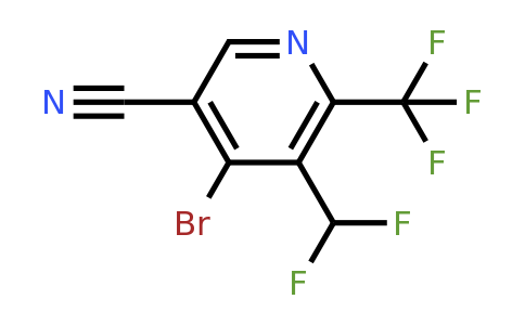 1804840-71-8 | 4-Bromo-5-cyano-3-(difluoromethyl)-2-(trifluoromethyl)pyridine