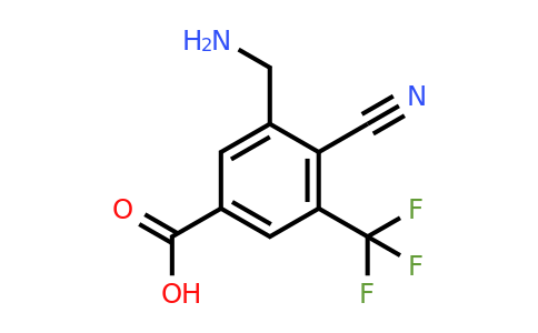 1804871-09-7 | 3-Aminomethyl-4-cyano-5-(trifluoromethyl)benzoic acid