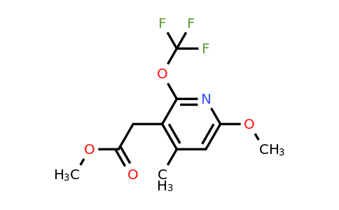 1804888-31-0 | Methyl 6-methoxy-4-methyl-2-(trifluoromethoxy)pyridine-3-acetate