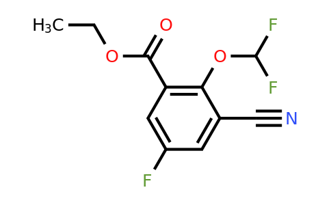 1804894-97-0 | Ethyl 3-cyano-2-difluoromethoxy-5-fluorobenzoate