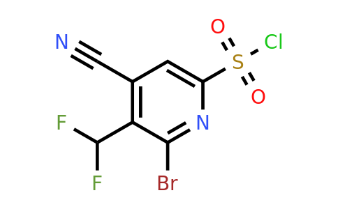 1804912-16-0 | Cloruro de 2-bromo-4-ciano-3-(difluorometil)piridina-6-sulfonilo