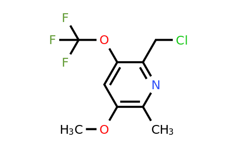 1804919-32-1 | 2-(Chloromethyl)-5-methoxy-6-methyl-3-(trifluoromethoxy)pyridine