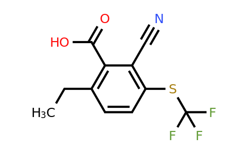 1804940-47-3 | 2-Cyano-6-ethyl-3-(trifluoromethylthio)benzoic acid