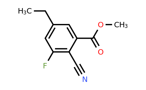 1804941-15-8 | Methyl 2-cyano-3-fluoro-5-ethylbenzoate