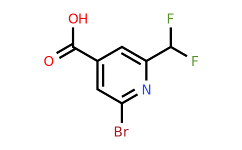 1804946-24-4 | 2-Bromo-6-(difluoromethyl)pyridine-4-carboxylic acid