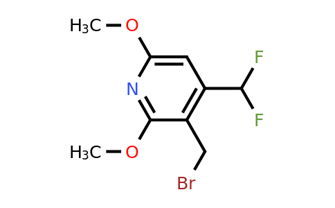 1805010-73-4 | 3-(Bromomethyl)-4-(difluoromethyl)-2,6-dimethoxypyridine