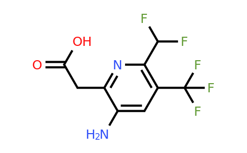 1805016-75-4 | Ácido 5-amino-2-(difluorometil)-3-(trifluorometil)piridina-6-acético