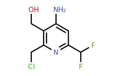 1805021-67-3 | 4-Amino-2-(chloromethyl)-6-(difluoromethyl)pyridine-3-methanol