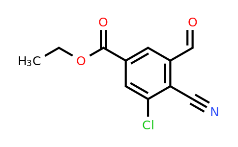 1805024-34-3 | Ethyl 3-chloro-4-cyano-5-formylbenzoate