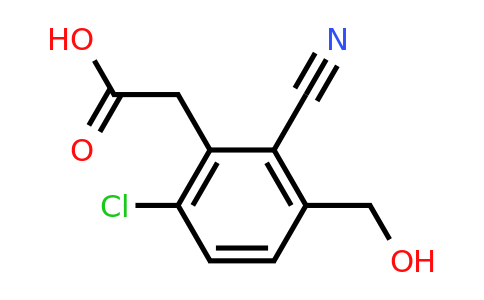 1805025-67-5 | 6-Chloro-2-cyano-3-(hydroxymethyl)phenylacetic acid