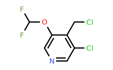 1805030-74-3 | 3-Chloro-4-chloromethyl-5-(difluoromethoxy)pyridine