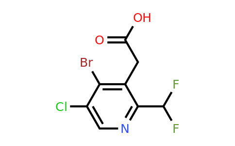 1805035-74-8 | 4-Bromo-5-chloro-2-(difluoromethyl)pyridine-3-acetic acid