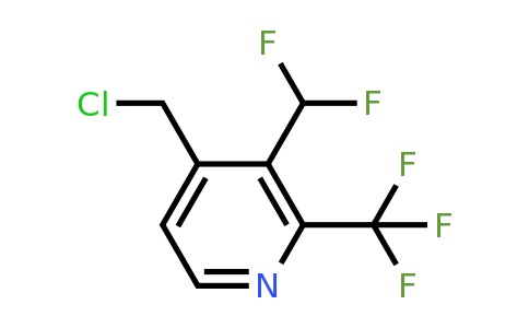 1805039-17-1 | 4-(Chloromethyl)-3-(difluoromethyl)-2-(trifluoromethyl)pyridine
