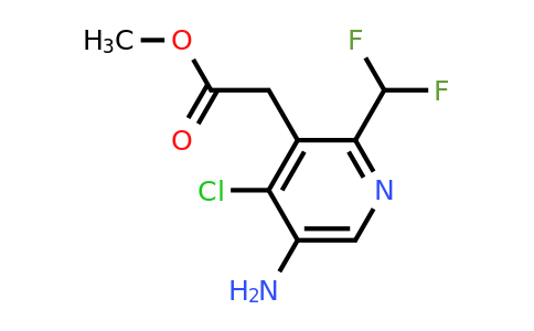1805054-50-5 | 5-amino-4-cloro-2-(difluorometil)piridina-3-acetato de metilo