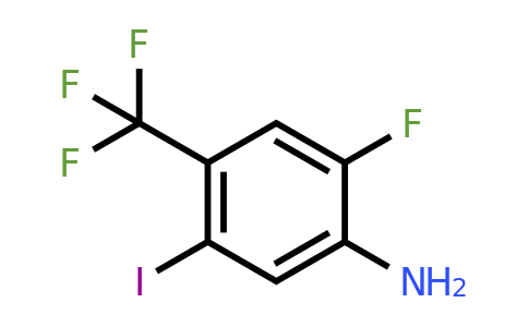 1805064-84-9 | 2-Fluoro-5-iodo-4-(trifluoromethyl)aniline