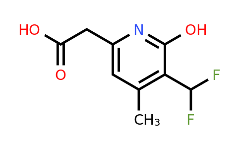 1805073-44-2 | 3-(Difluoromethyl)-2-hydroxy-4-methylpyridine-6-acetic acid