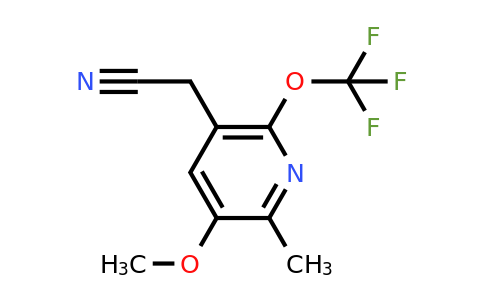 1805098-46-7 | 3-Methoxy-2-methyl-6-(trifluoromethoxy)pyridine-5-acetonitrile